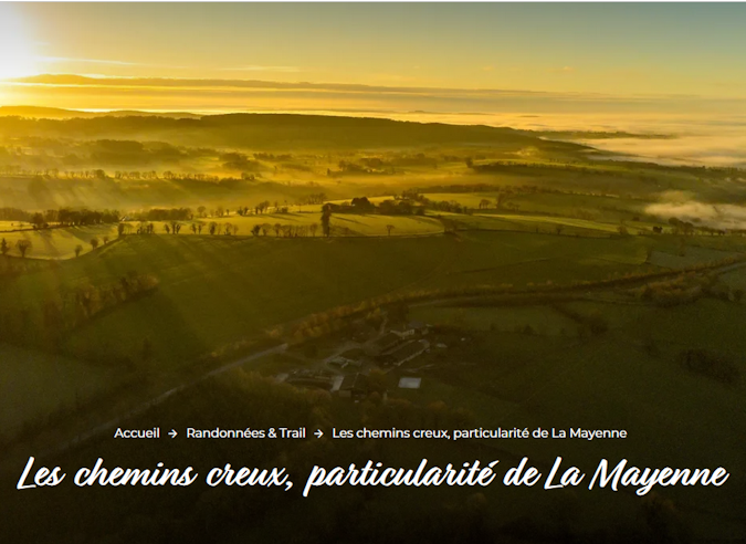 Mayenne : la randonnée au pays des chemins creux dans les Coëvrons 