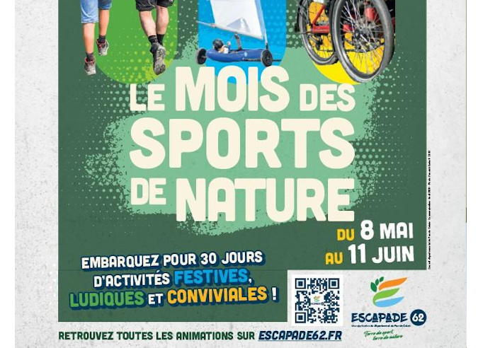 Le "Mois des sports de nature" du Pas-de-Calais -  8 mai au 11 juin  