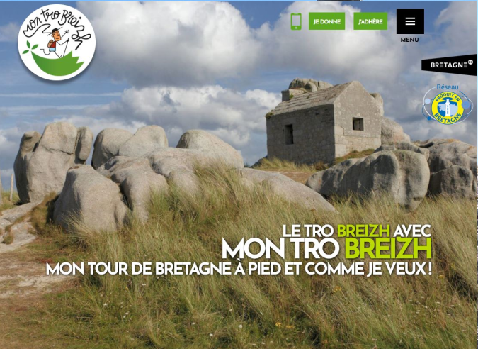 Le tracé du Tro Breizh breton officialisé Le tracé du Tro Breizh breton officialisé