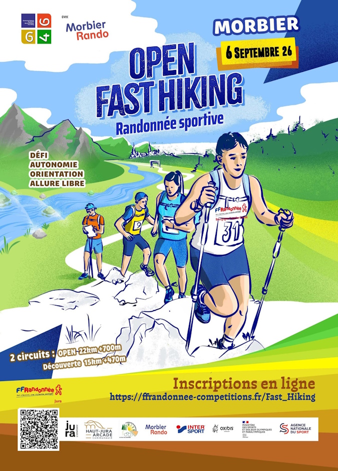 Open Fast Hiking de Franche Comté - Trace 6/46 - Morbier - 6 septembre