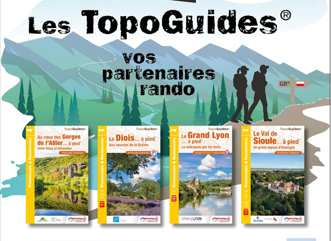 Offre spéciale Automne sur 24 Topoguides de la région Auvergne-Rhône-Alpes 