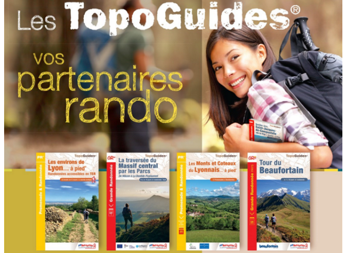 Promotion sur les topoguides FFRandonnée de la région Auvergne-Rhône-Alpes  