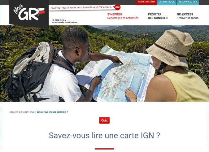 Quiz : la lecture de carte IGN Quiz : la lecture de carte IGN
