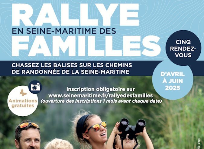 Parents et enfants ensemble sur les sentiers en Seine Maritime Parents et enfants ensemble sur les sentiers en Seine Maritime