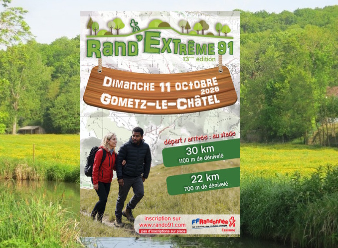 La Rand’Extème 91 : le défi sportif de l’Essonne - 11 octobre 