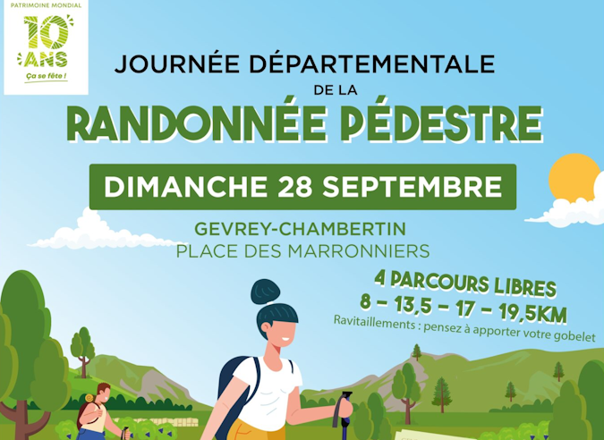 La Journée départementale de la randonnée de Côte-d’Or - 28 septembre 2025 La Journée départementale de la randonnée de Côte-d’Or - 28 septembre 2025