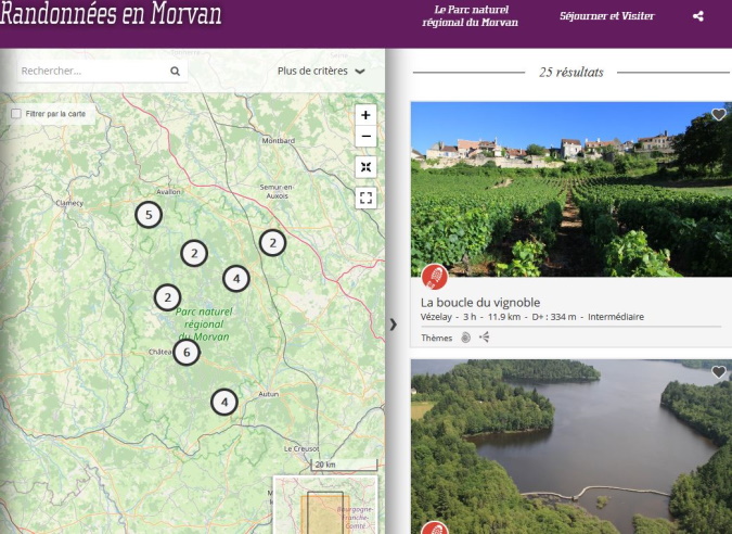 Un site internet dédié aux randonnées en Morvan Un site internet dédié aux randonnées en Morvan