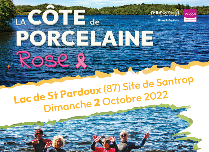 La Côte de Porcelaine Rose : Vive le longe côte le 02 octobre La Côte de Porcelaine Rose : Vive le longe côte le 02 octobre