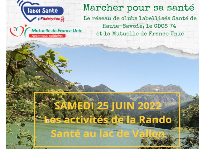 Marcher pour sa santé en Haute-Savoie 