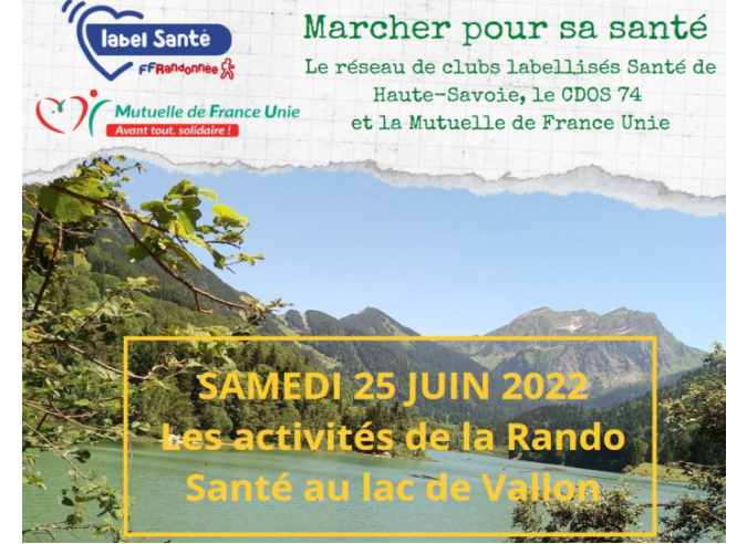 Marcher pour sa santé en Haute-Savoie Marcher pour sa santé en Haute-Savoie