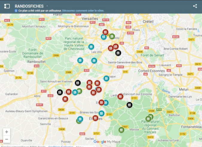 Randonner avec les randofiches ® de l’Essonne Randonner avec les randofiches ® de l’Essonne