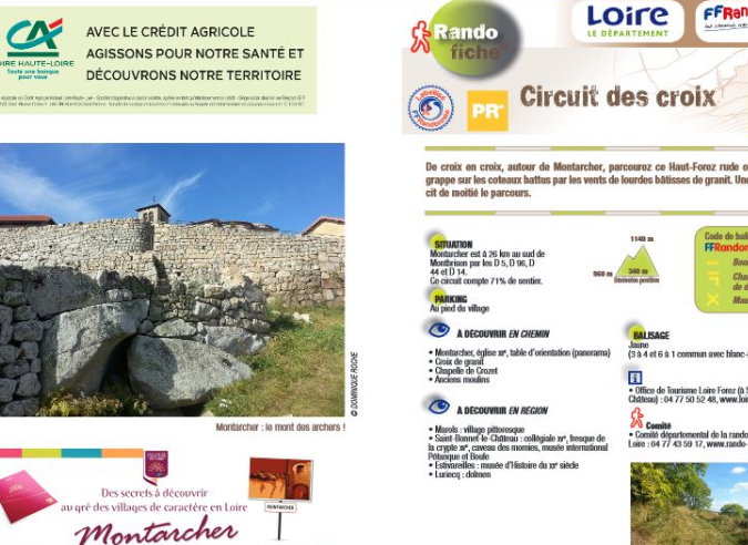 Les randonnées des villages de caractère de la Loire Les randonnées des villages de caractère de la Loire