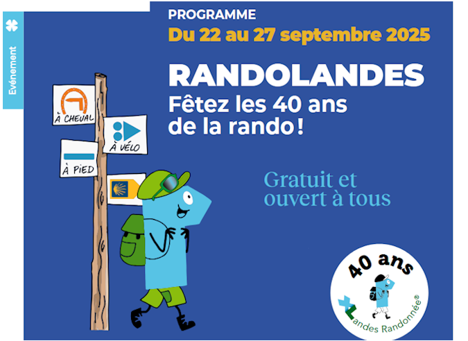 Randolandes 2025 : une semaine de rando pour marquer 40 ans de randonnée dans les Landes 