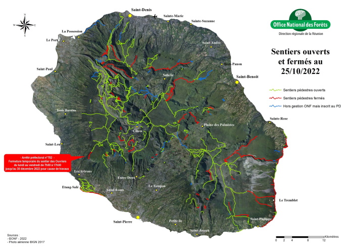 Le nouveau portail ONF La Réunion a pensé aux randonneurs Le nouveau portail ONF La Réunion a pensé aux randonneurs