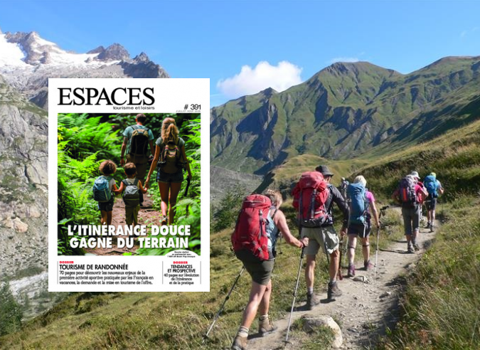 "L'itinérance douce gagne du terrain", le dossier de la Revue Espaces 