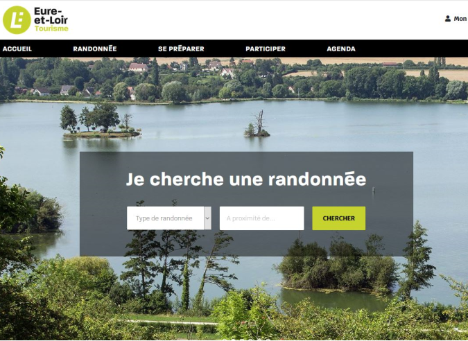 Un site dédié à la randonnée en Eure-et-Loir