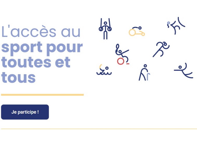 “L'accès au sport pour toutes et tous “ Participez à la consultation citoyenne 