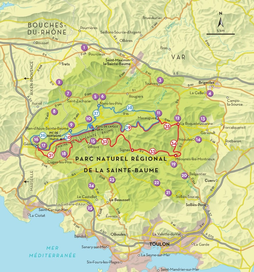 carte ste baume