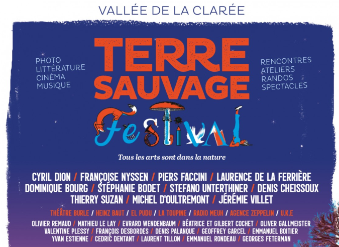  Terre Sauvage Festival, 1ère éd. les 2, 3 et 4 juillet 2021
