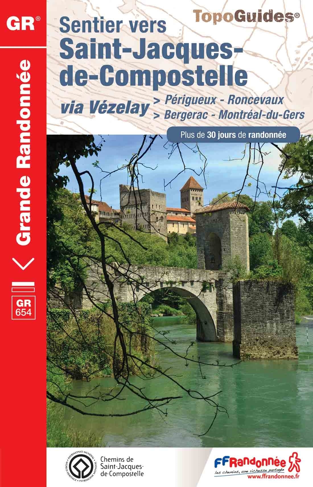 topo compostelleGR654