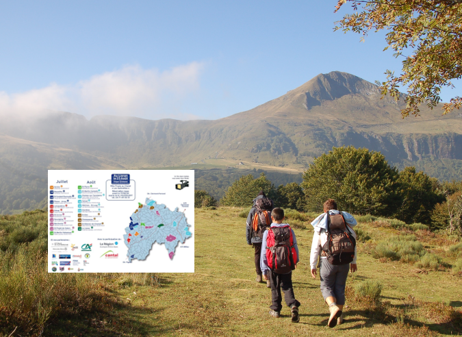 Tour du Cantal pédestre - 5 juillet – 23 août 2025 Tour du Cantal pédestre - 5 juillet – 23 août 2025