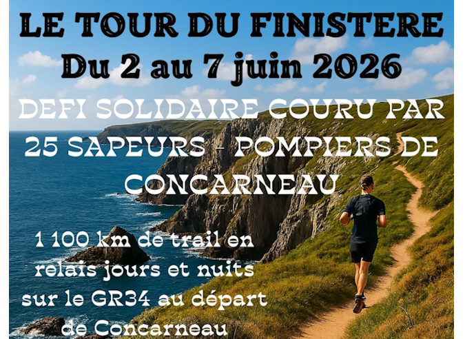 Un défi solidaire sur les sentiers bretons en juin 2026 