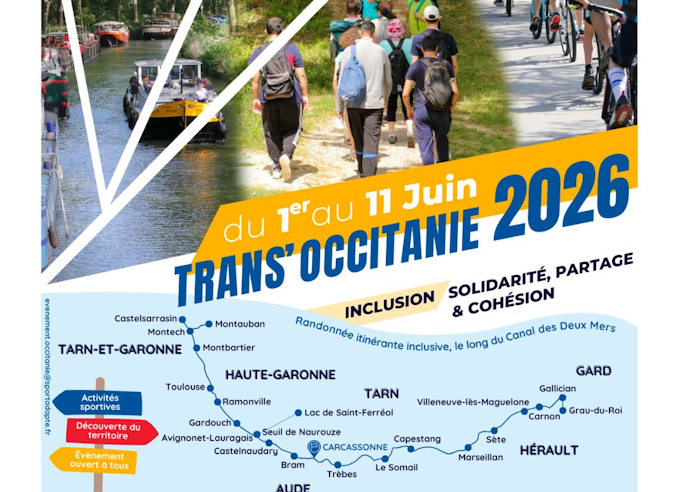 Trans’Occitanie - l’itinérance de l’inclusion - 1 – 11 juin 2026 