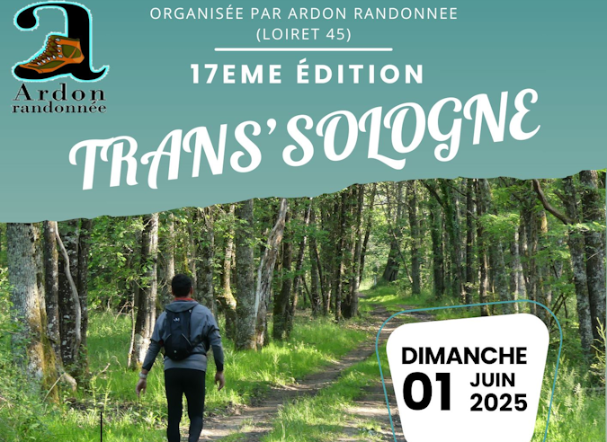Trans'Sologne - Une randonnée d’exception au cœur de la Sologne – 01 juin 2025 Trans'Sologne - Une randonnée d’exception au cœur de la Sologne – 01 juin 2025