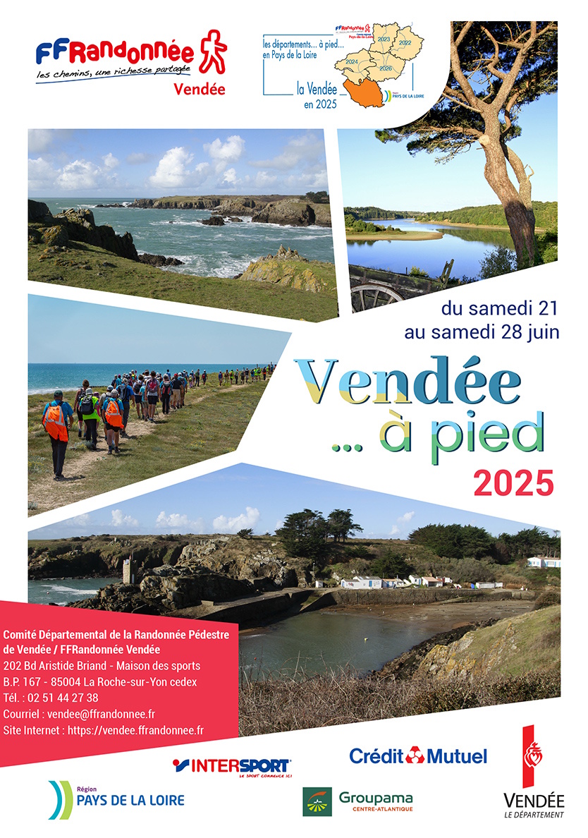vendée à pied 2025