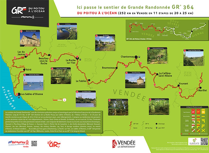  Traverser la Vendée à pied avec le GR ® 364 “Du Poitou à l’océan “