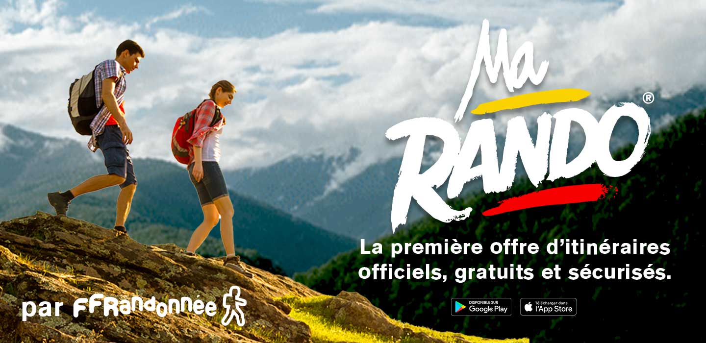 MaRando - FFRandonnée : la première offre d'itinéraires officiels, gratuits et sécurisés