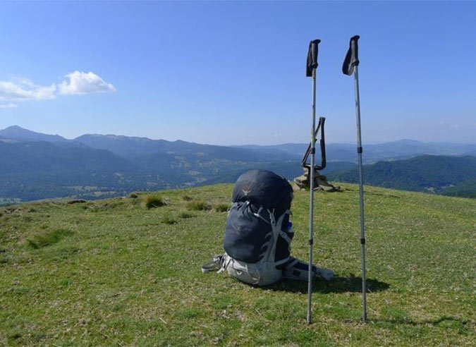 Bâtons De Randonnée Télescopiques GUIDETTI – Aluminium 7075, Réglage Rapide, Poignée Liège (paire)