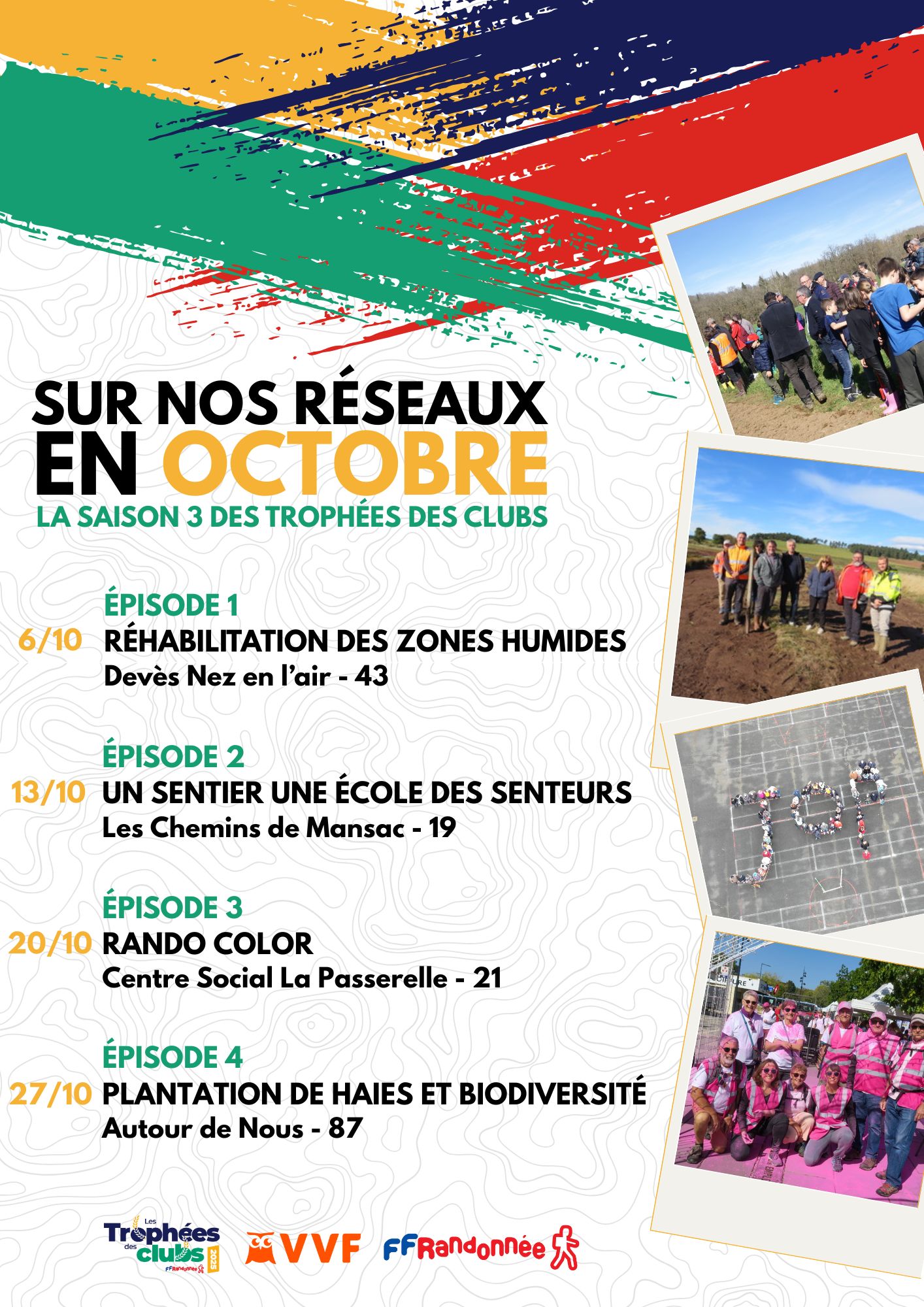 Calendrier de sortie des épisodes de la saison 3 des Trophées des Clubs
