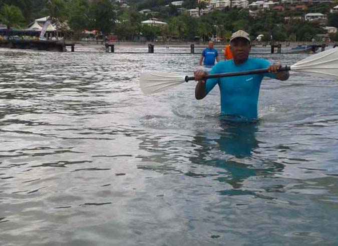 longe côte marche aquatique Martinique