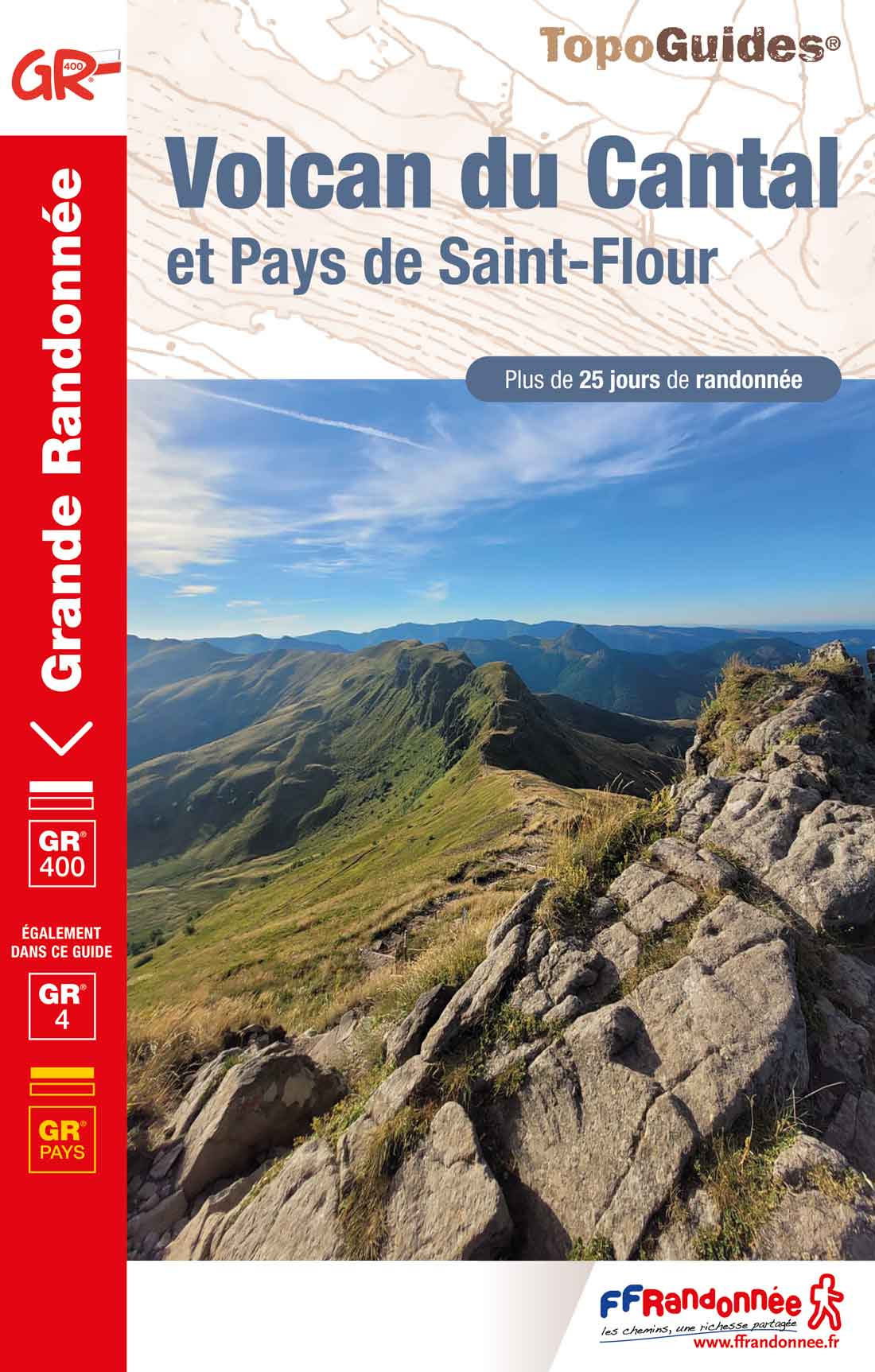 Topoguide FFRandonnée - GR 400 - Volcan du Cantal et Pays de Saint-Flour