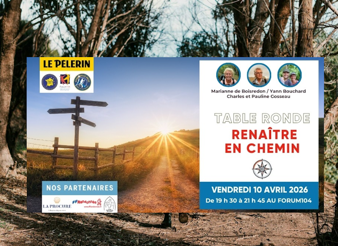 Table ronde : Renaître en chemin - Vendredi 10 avril 2026 